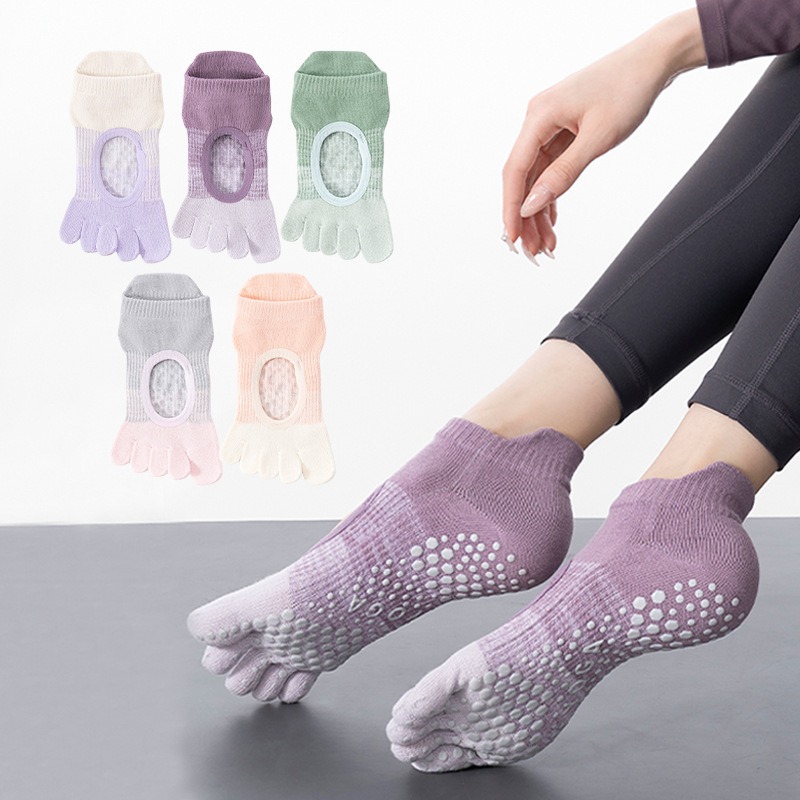 Yoga Fitness Training - Women's Yoga Socks with Five Fingers