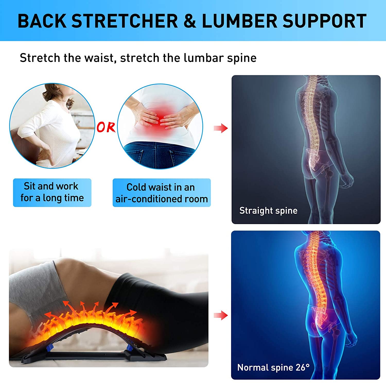 Magnet Massage Set Up Benches  - Posture Corrector Back ulasan dan harga