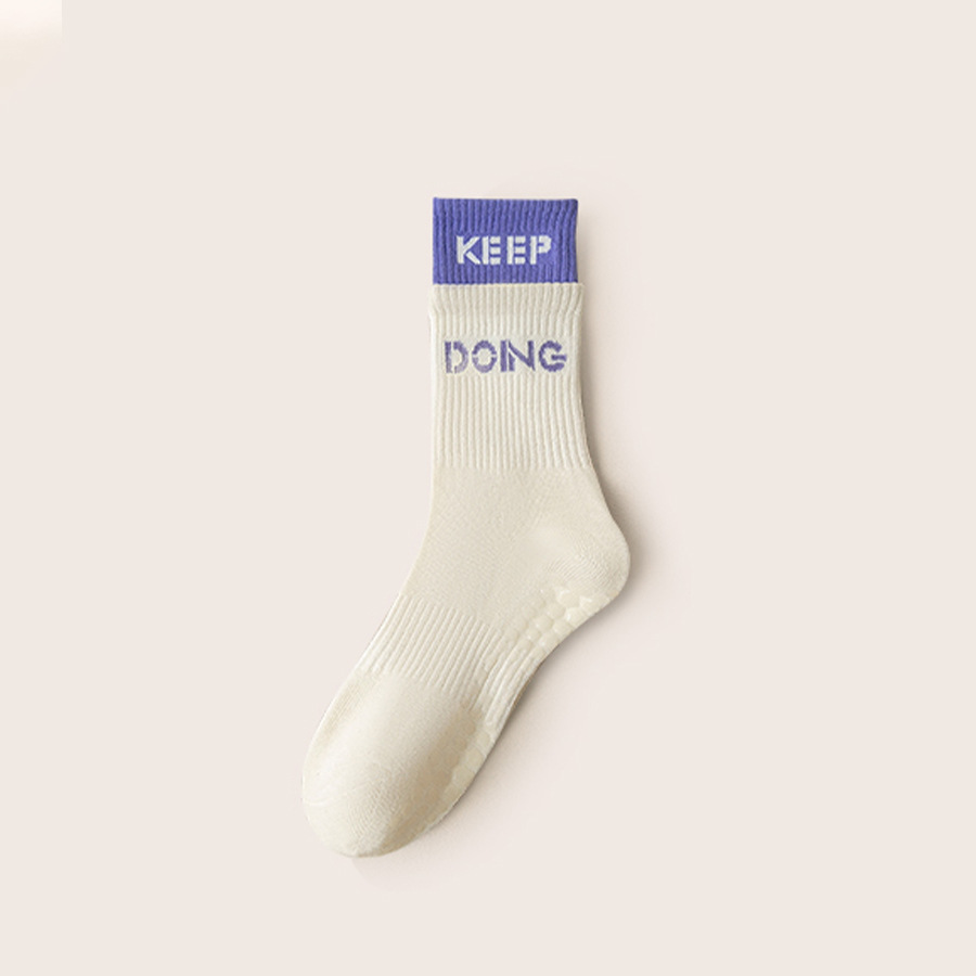 1Pair Mid Calf Yoga Socks Pila - Yoga Fitness Training ulasan dan harga