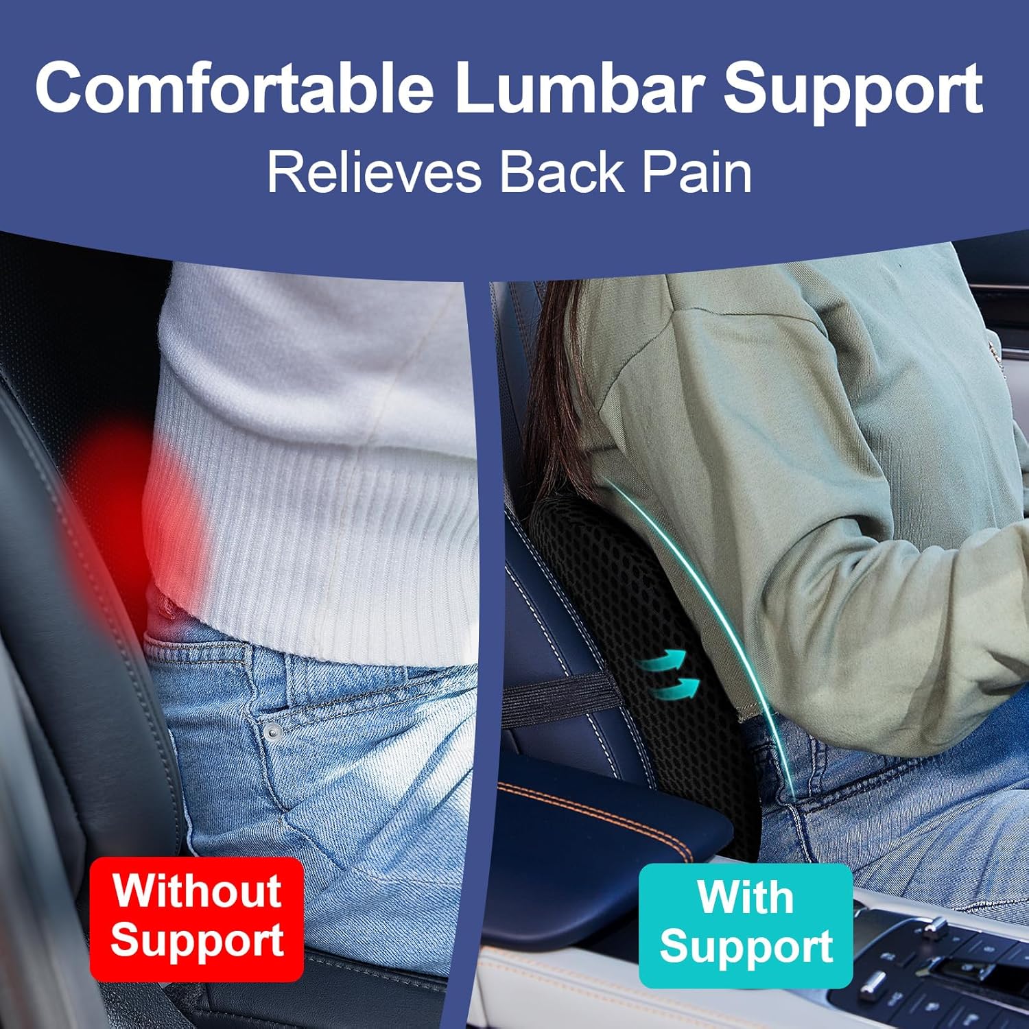 Ergonomic Lumbar Support Pillo - Posture Corrector Back ulasan dan harga