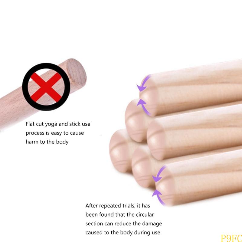 Wood Yoga Training Stick Corre - Posture Corrector Back ulasan dan harga