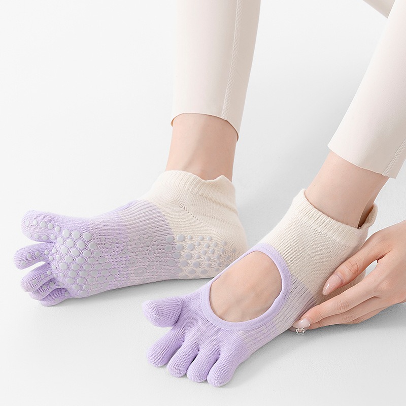 Women's Yoga Socks with Five F - Yoga Fitness Training ulasan dan harga