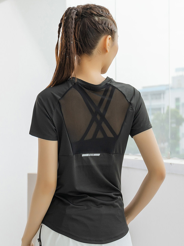 Summer Sports Short-Sleeved Wo - Yoga Fitness Training ulasan dan harga
