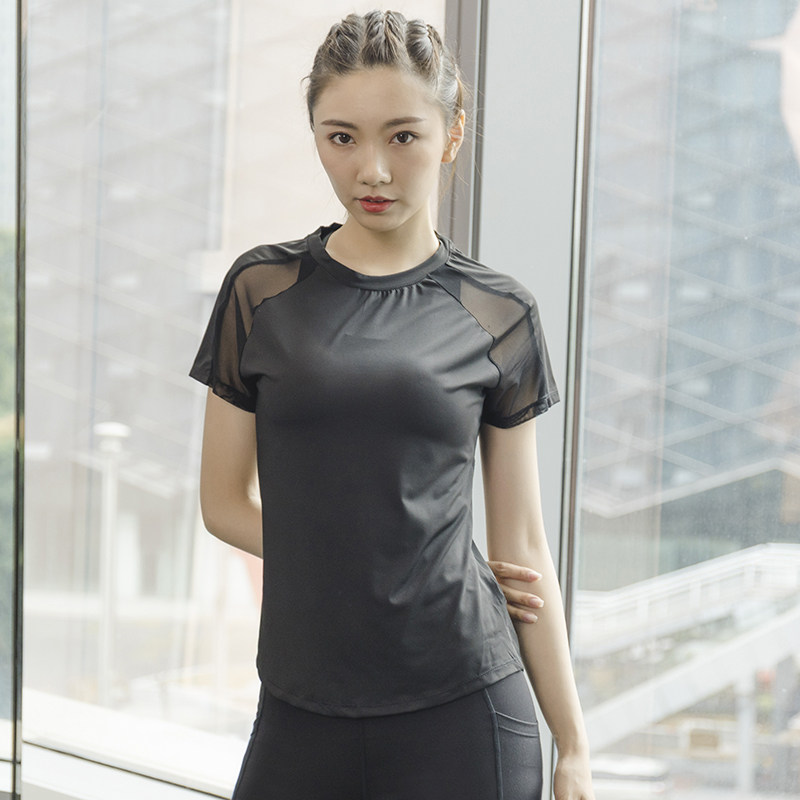Summer Sports Short-Sleeved Wo - Yoga Fitness Training ulasan dan harga