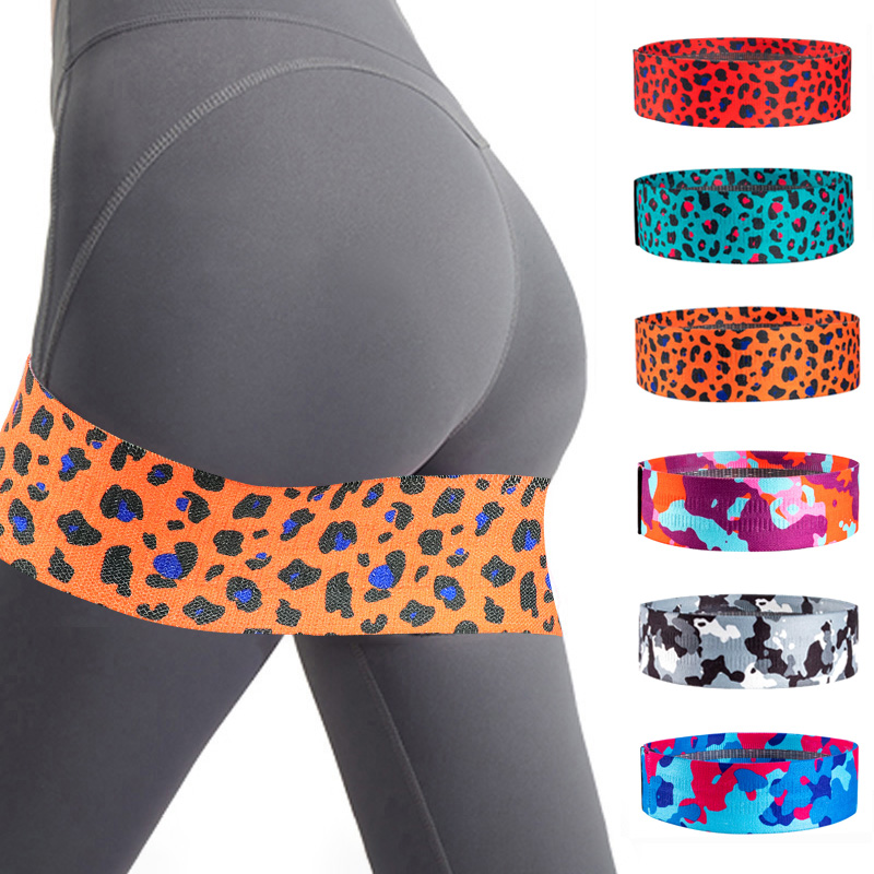 Leopard Print Booty Bands, Non - Yoga Fitness Resistance Band ulasan dan harga