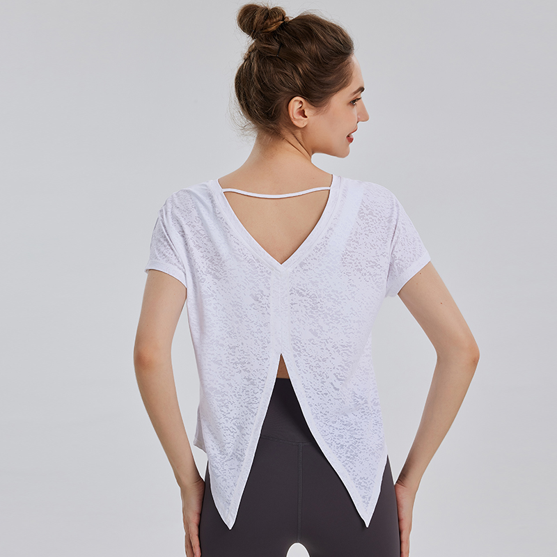Women's Yoga T-Shirt Loose Spo - Yoga Fitness Training ulasan dan harga