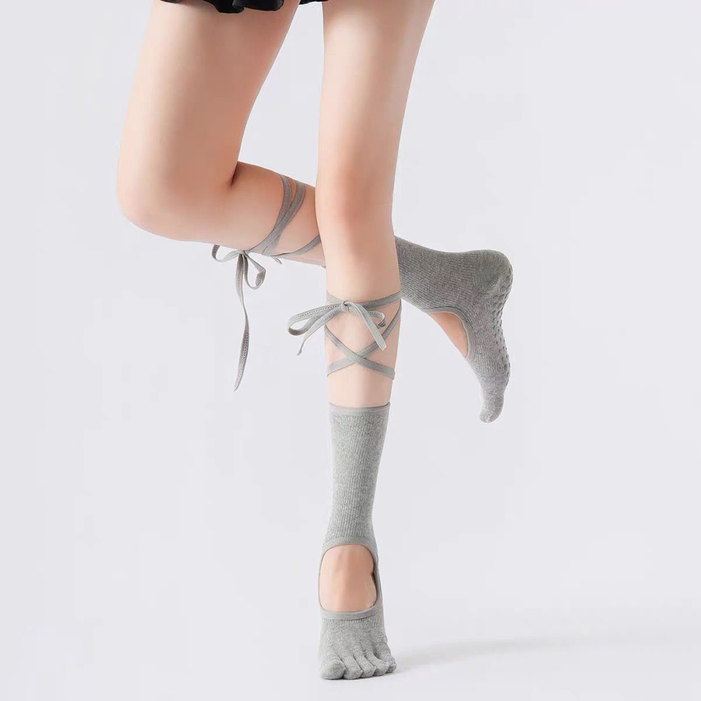Lace-up Ballet Yoga Socks Wome - Yoga Of Fitness ulasan dan harga