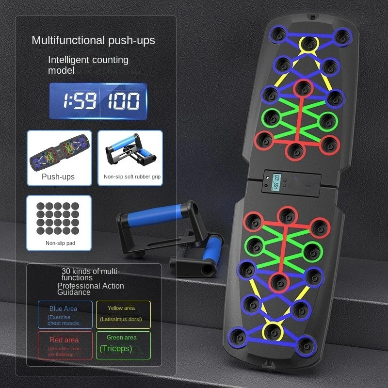 Push-up Board Set Portable Mul - Push Up Board ulasan dan harga