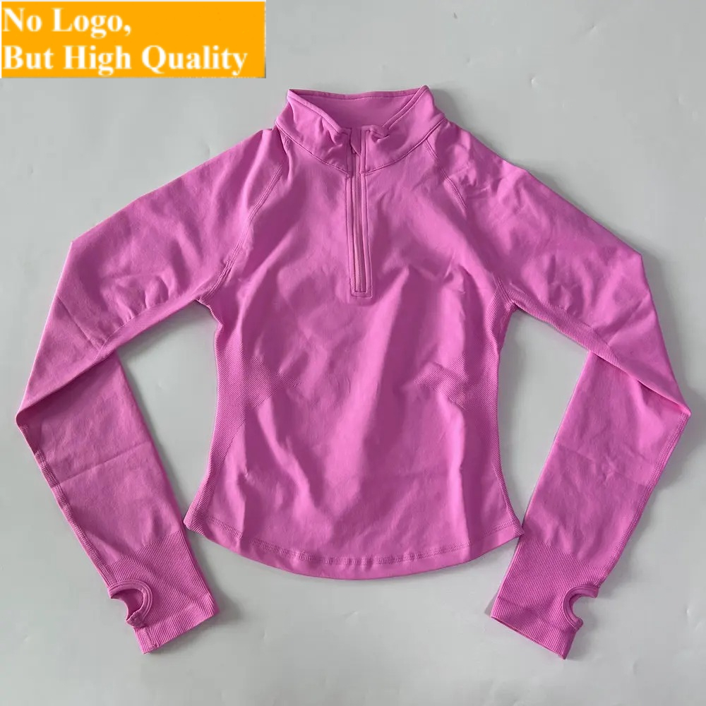 No Logo Yoga Jacket With Half  - Yoga Of Fitness ulasan dan harga