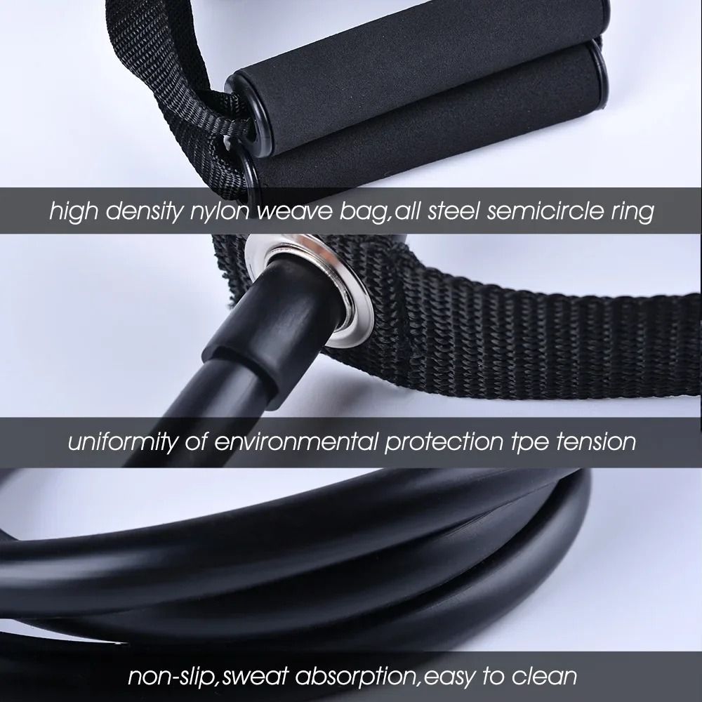 With Handles Resistance Bands  - Yoga Fitness Resistance Band ulasan dan harga